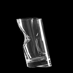 Set di 6 bicchieri da whisky in cristallo con tappo per ghiaccio di Angelo Mangiarotti