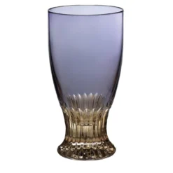 Set di 6 bicchieri di cristallo viola Iris