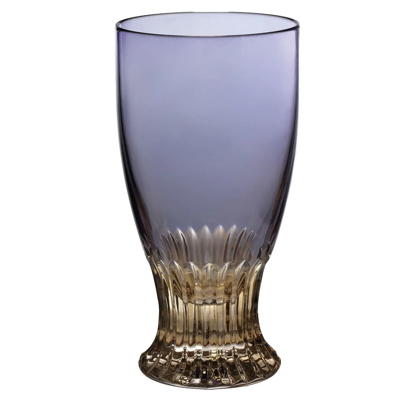 Set di 6 bicchieri di cristallo viola Iris