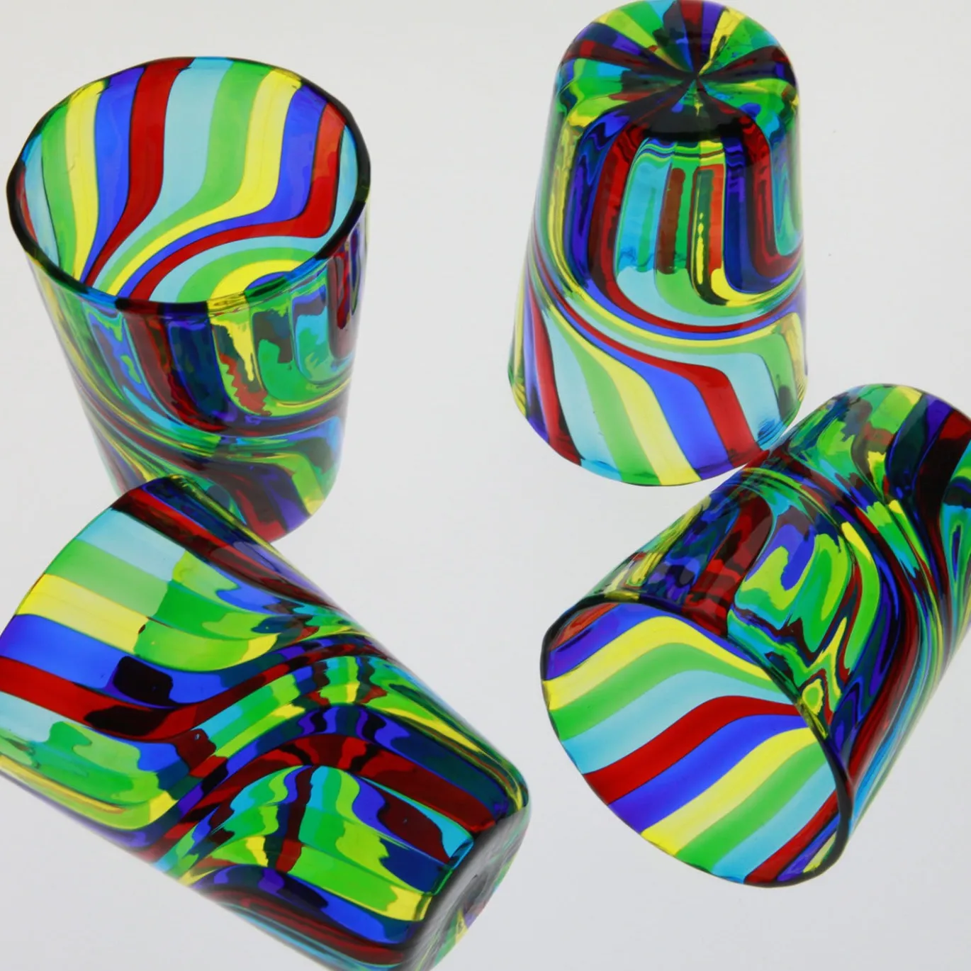 Set di 6 bicchieri Doppio Ritorto