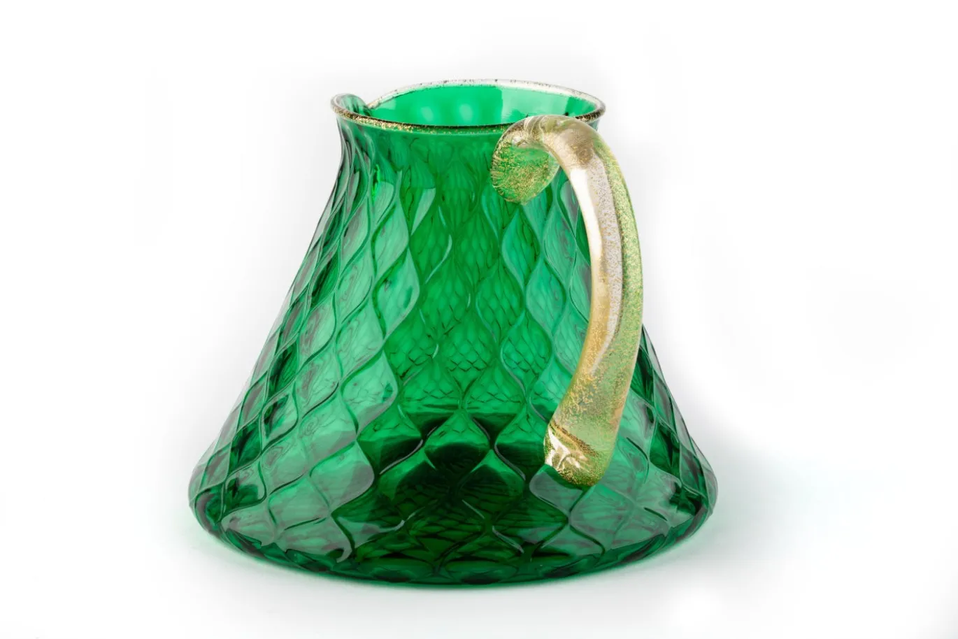 Set di 6 bicchieri e brocca Balloton verde