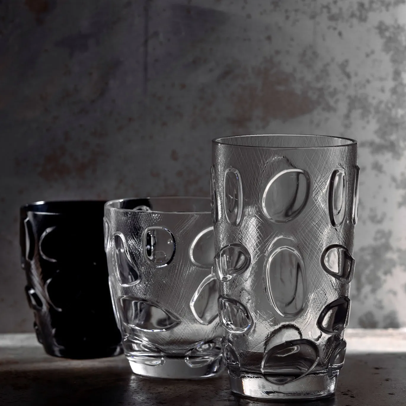 Set di 2 bicchieri Highball Bolle di Michele De Lucchi con Alberto Nason