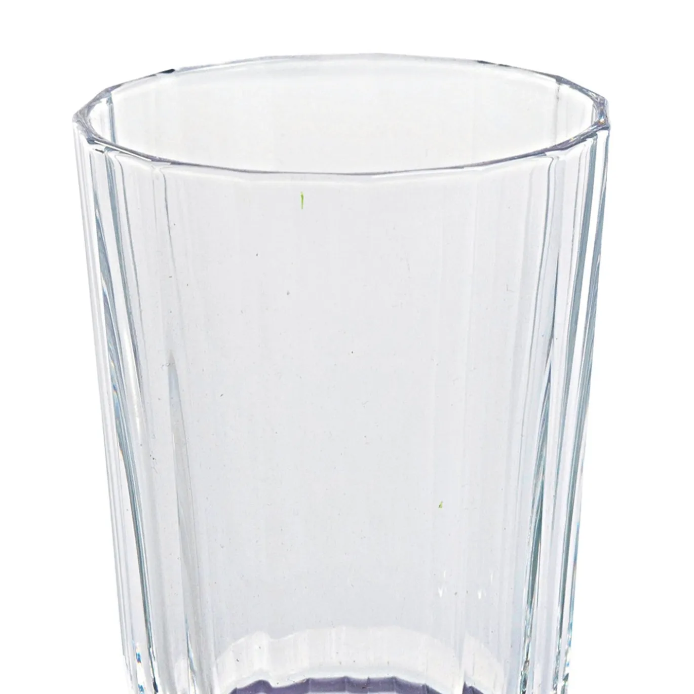 Set di 6 bicchieri highball Velvet trasparenti con base satinata viola