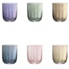 Set di 6 bicchieri in vetro soffiato colorato Riflesso
