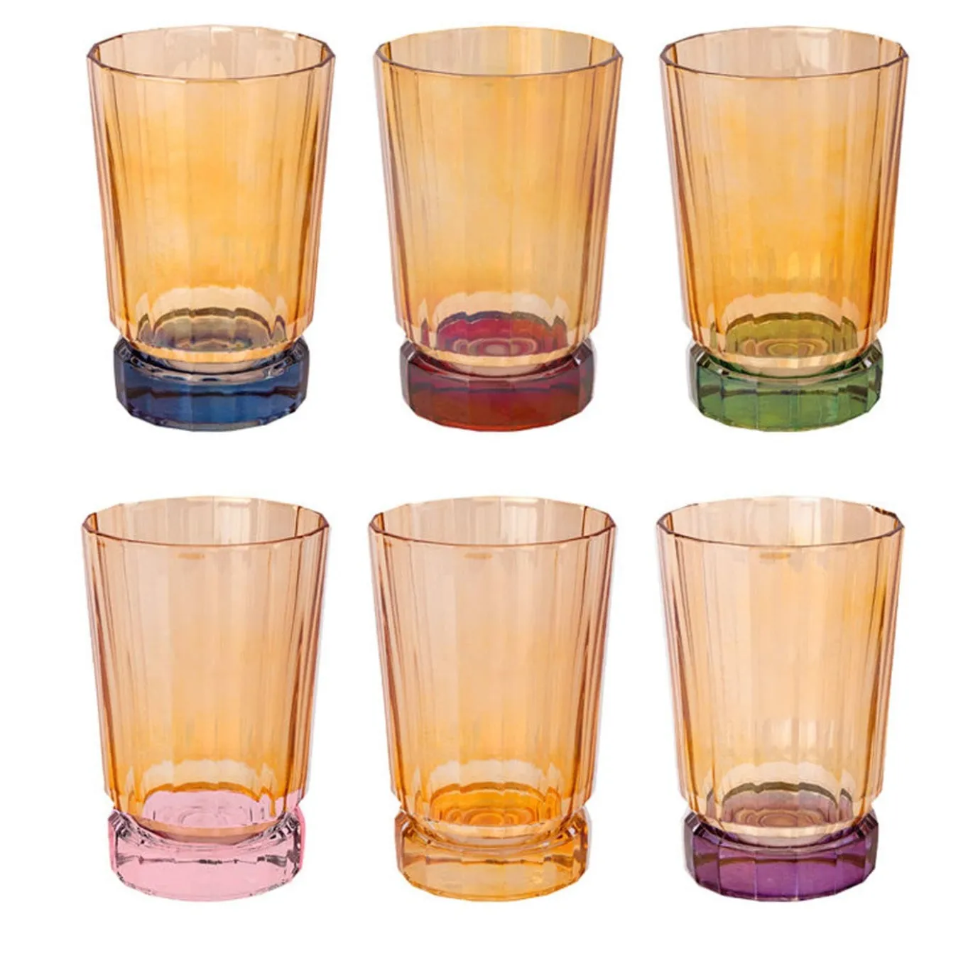 Set di 6 bicchieri Madagascar