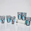 Set di 6 bicchieri Mezzo Ritorto in vetro