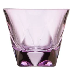 Set di 6 bicchieri old fashioned in cristallo viola