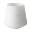 Set di 2 bicchieri per l'acqua in marmo bianco di Carrara