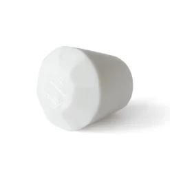 Set di 2 bicchieri per l'acqua in marmo bianco di Carrara