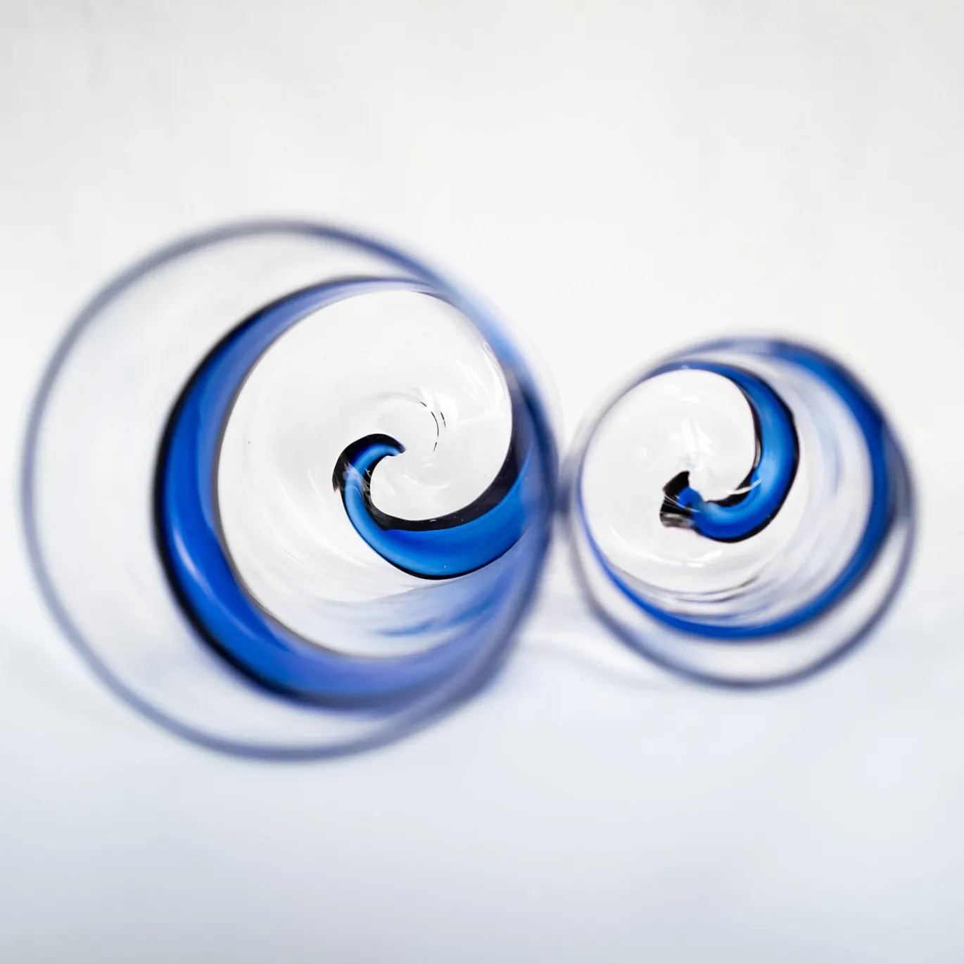 Set di 6 bicchieri piccoli cobalto Vortex