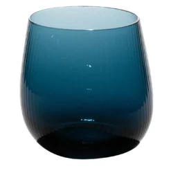 Set di 2 bicchieri piccoli Stilla Liquida Deep Blue Di Federico Peri