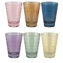 Set di 6 bicchieri Tokyo Multicolor