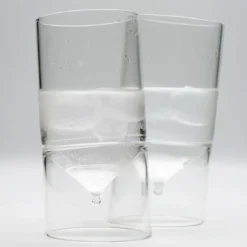 Set di 6 bicchieri trasparenti Lido