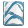 Set di 6 bicchieri tumbler Cyrcus Esse in vetro di Murano azzurro chiaro e trasparente