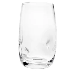 Set di 6 bicchieri tumbler trasparenti Contour