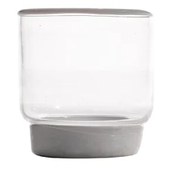 Set di 2 bicchieri Vera Acqua con bordo bianco