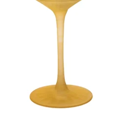 Set di 6 calici da vino Velvet trasparenti con base satinata ambra