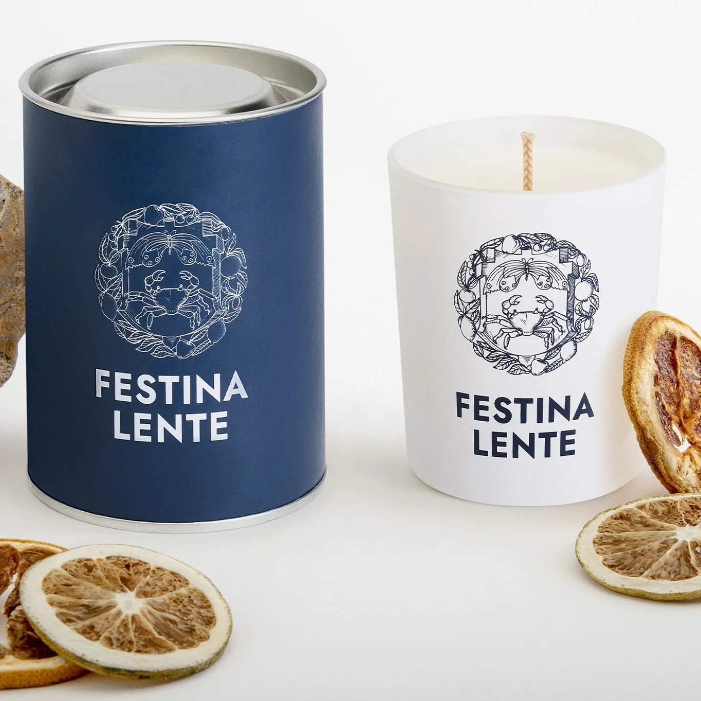 Set di 2 candele Prima Luce
