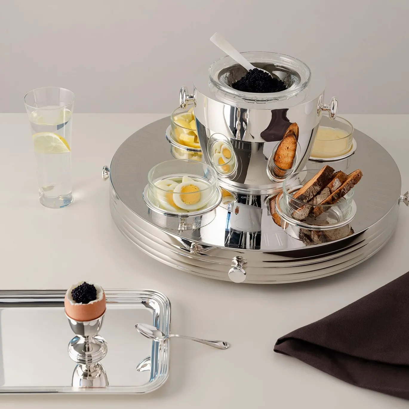 Set di caviale rotante