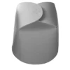 Set di 2 cestini Bloom in pelle grigio chiaro di Viola Tonucci