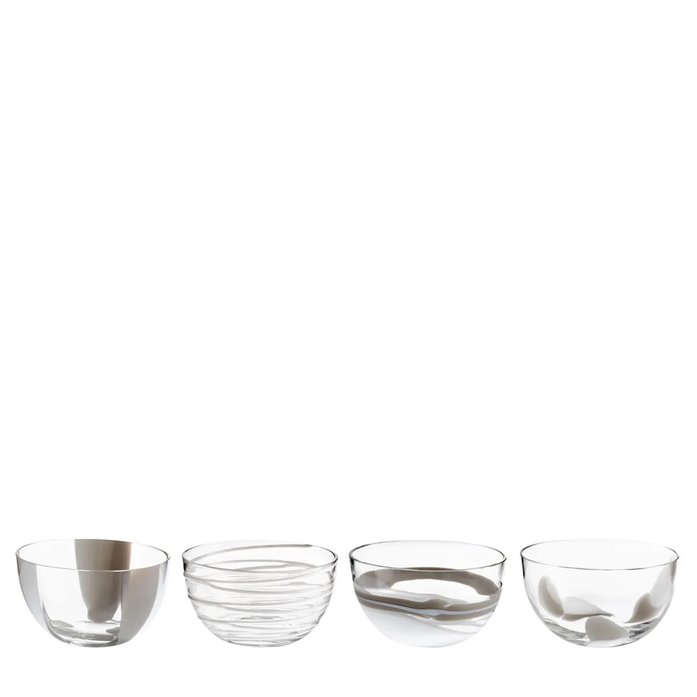 Set di 4 ciotole bianche Le Diverse