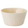 Set di 6 ciotole in ceramica bianca opaca