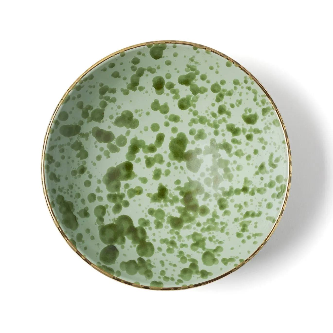 Set di 2 ciotole in ceramica verde