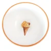 Set di 6 ciotole per gelato alla crema in ceramica