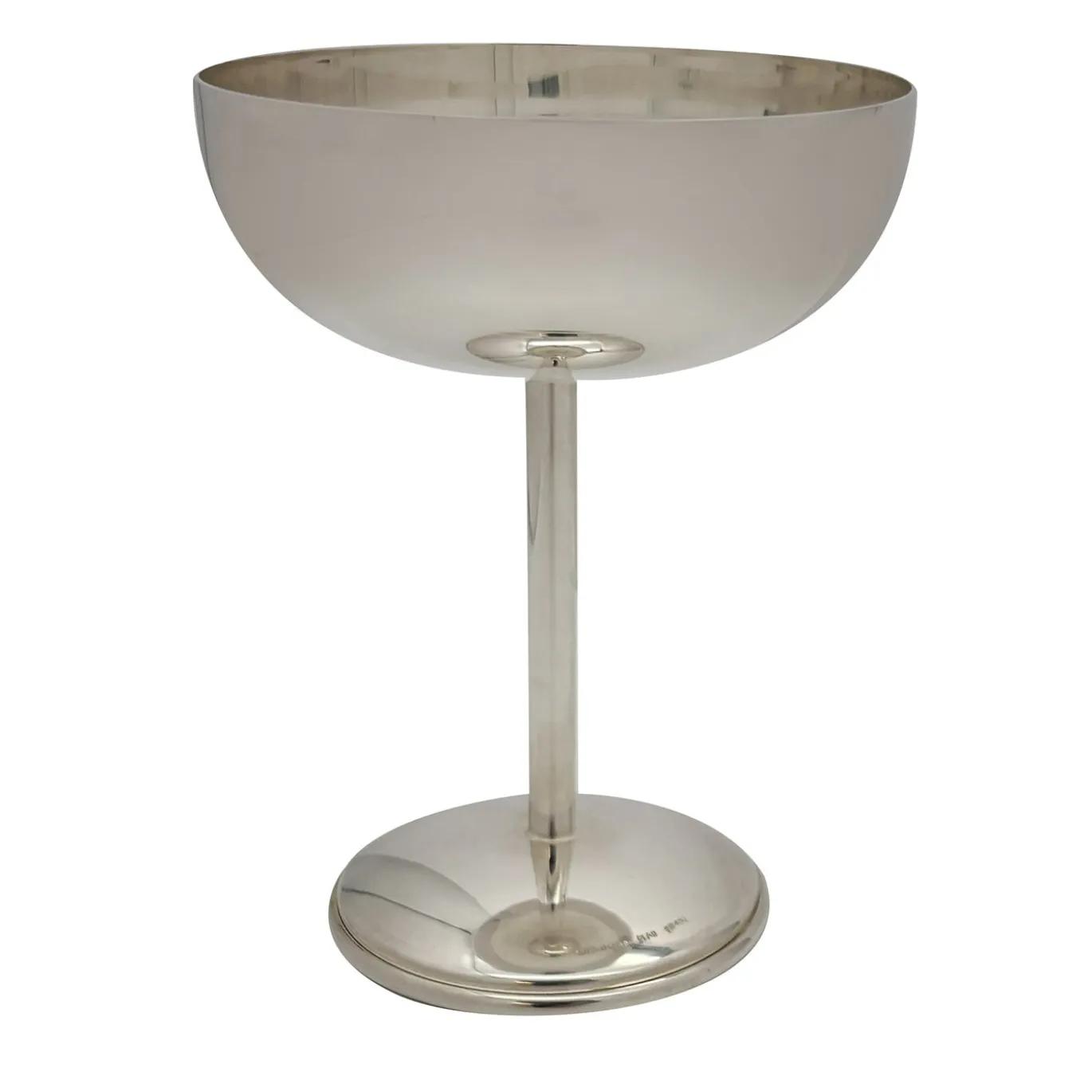 Set di 6 Coppe di Champagne in Ottone Argentato