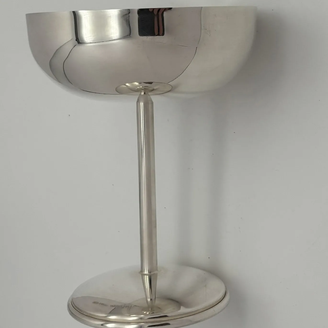 Set di 6 Coppe di Champagne in Ottone Argentato