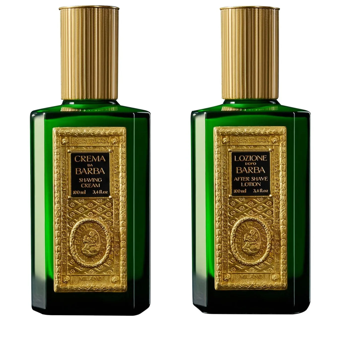 Set di crema da barba e lozione dopobarba profumate Tonsor