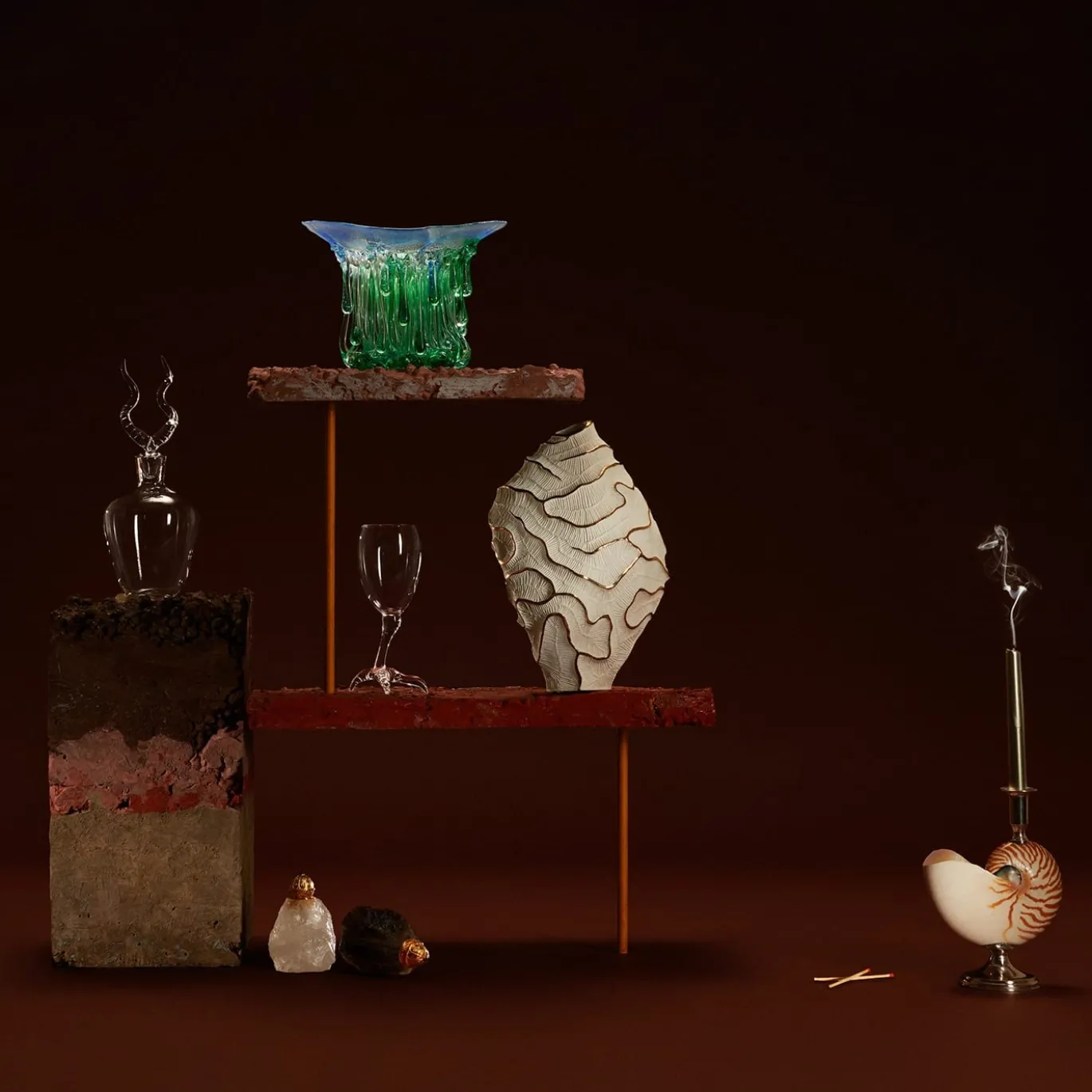Set di due bicchieri da vino Gajna Bird