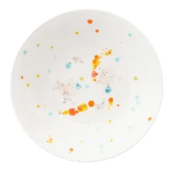 Set di due piatti da minestra Seabed White