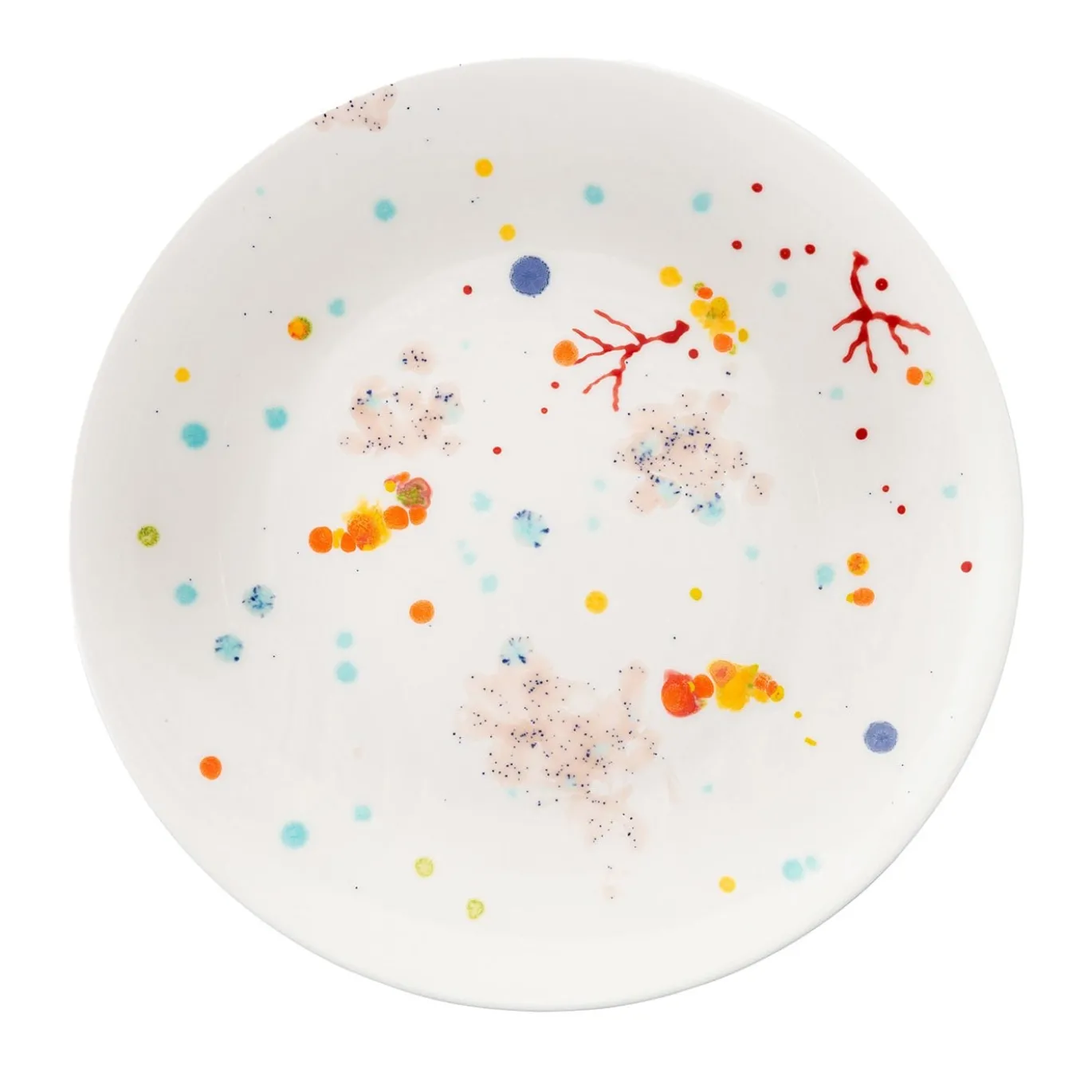 Set di due piatti da portata Seabed White