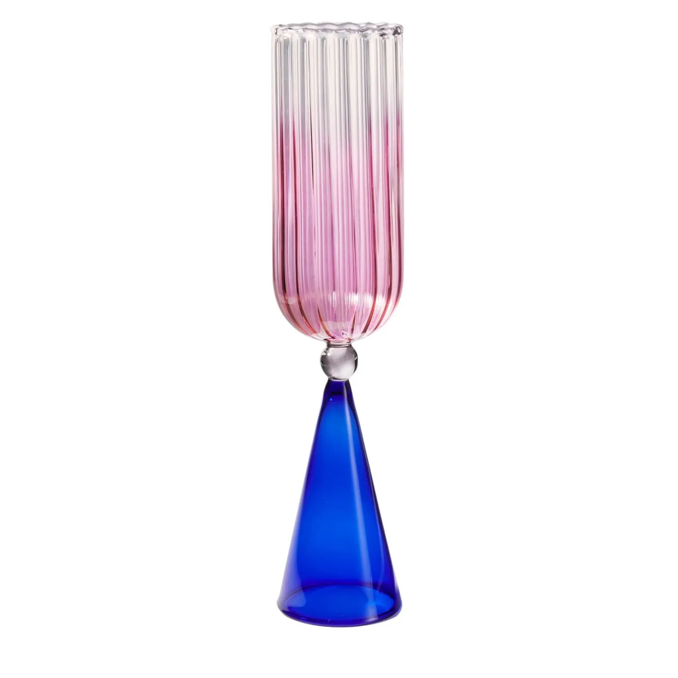 Set di 2 flute CALYPSO BLU-ROSSO