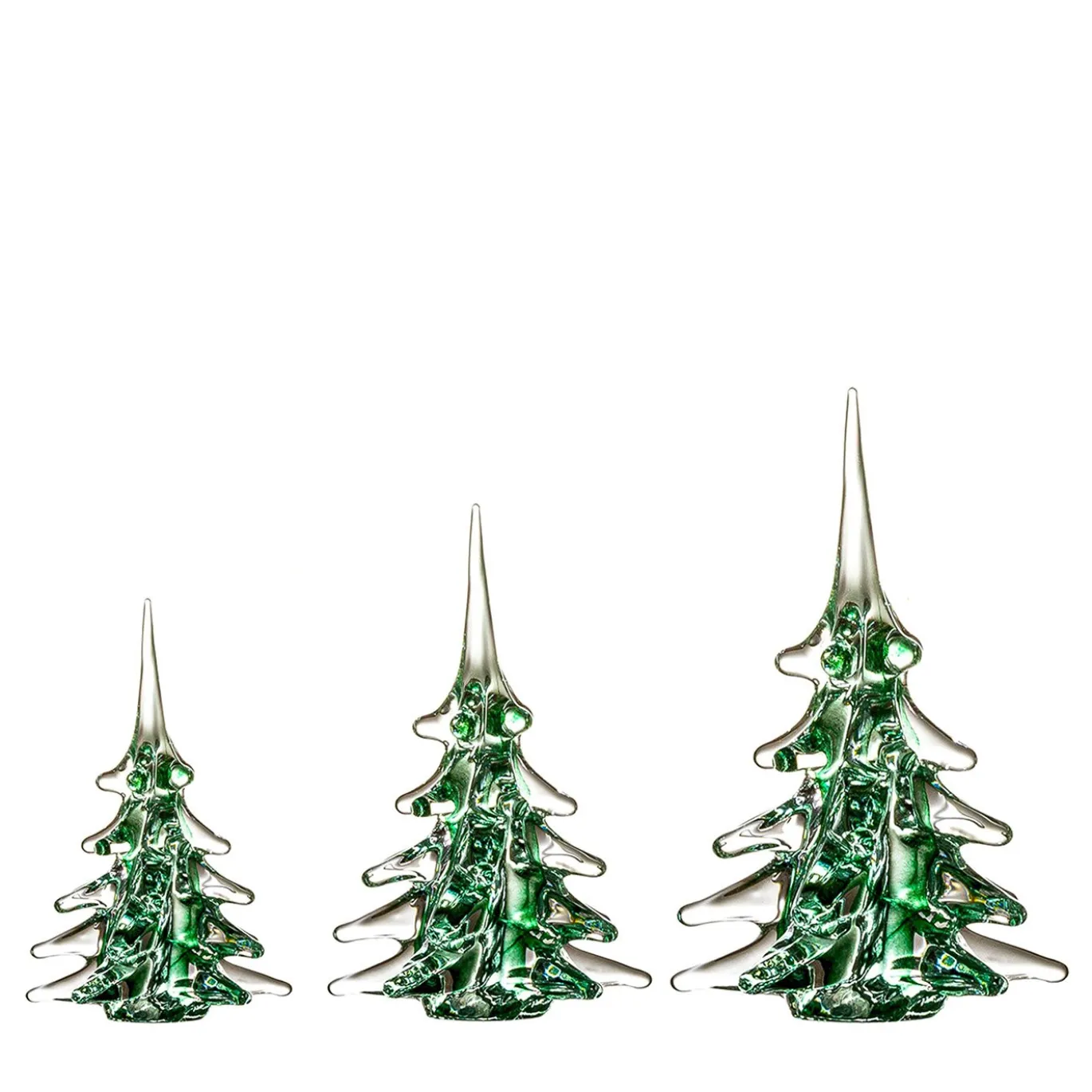 Set di 3 ornamenti per albero di Natale verdi di Marcolin