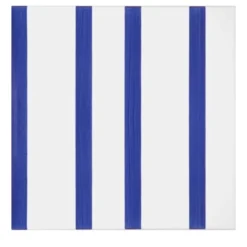 Set di 25 piastrelle Bauhaus blu tipo 13