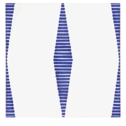 Set di 25 piastrelle Bauhaus blu tipo 17