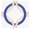 Set Di 25 Piastrelle Bauhaus Blu E Tortora Tipo 3