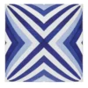 Set di 25 piastrelle Bauhaus blu tipo 2