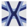Set di 25 piastrelle blu Bauhaus Tipo 7