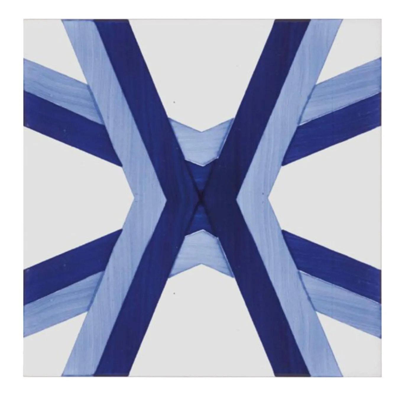 Set di 25 piastrelle blu Bauhaus Tipo 7