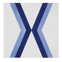 Set di 25 piastrelle blu Bauhaus Tipo 8