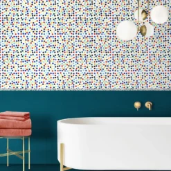 Set di 25 piastrelle Collezione Dot 3 Puntini di Alessandro Mendini