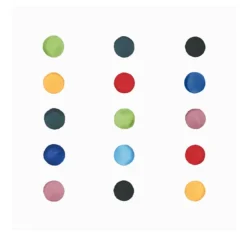 Set di 25 piastrelle Collezione Dot 6 Puntini di Alessandro Mendini