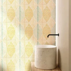 Set di 4 piastrelle della collezione Foglie Autunno di Giuseppe Cicalese