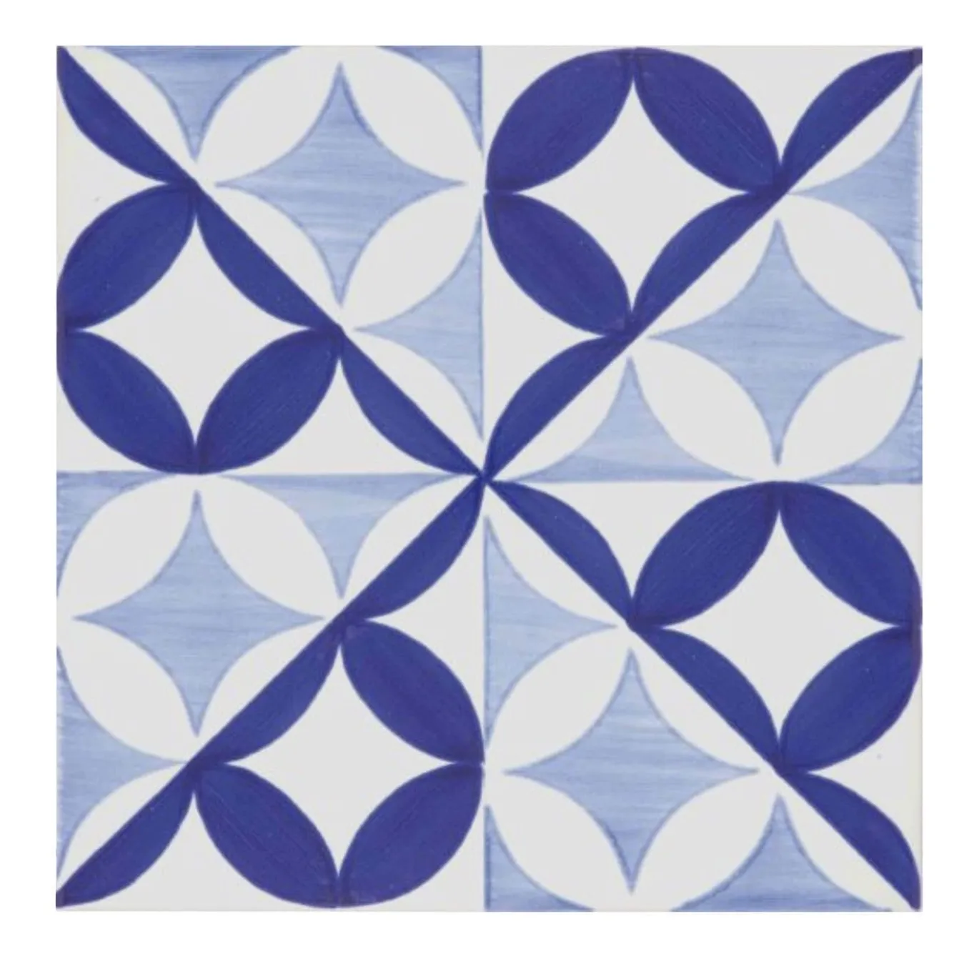 Set di 25 piastrelle di tipo 4 blu Bauhaus