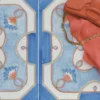Set di 4 piastrelle Foulards Sophia