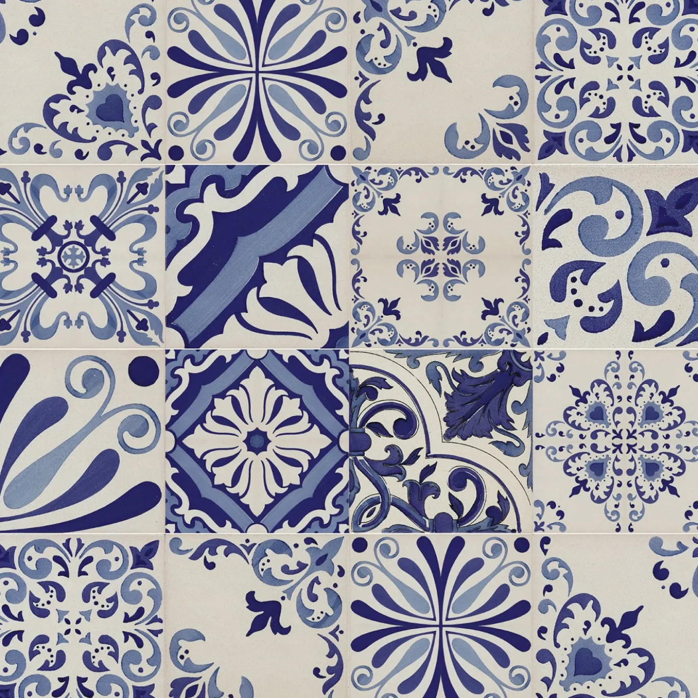 Set di 25 piastrelle MAVI Blu Tipo Lido Azzurro