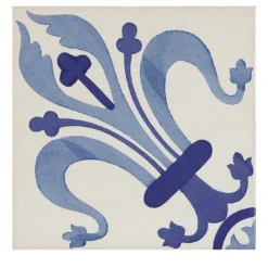 Set di 25 piastrelle MAVI Blu Tipo Costa Azzurra